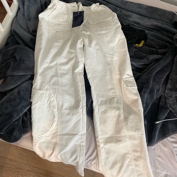 Brandy Melville Jeans Brandy Melville Kim Cargo Pants White Poshmark